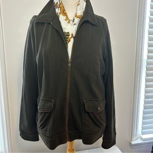 Lauren Ralph Lauren Cotton Olive Green Jacket